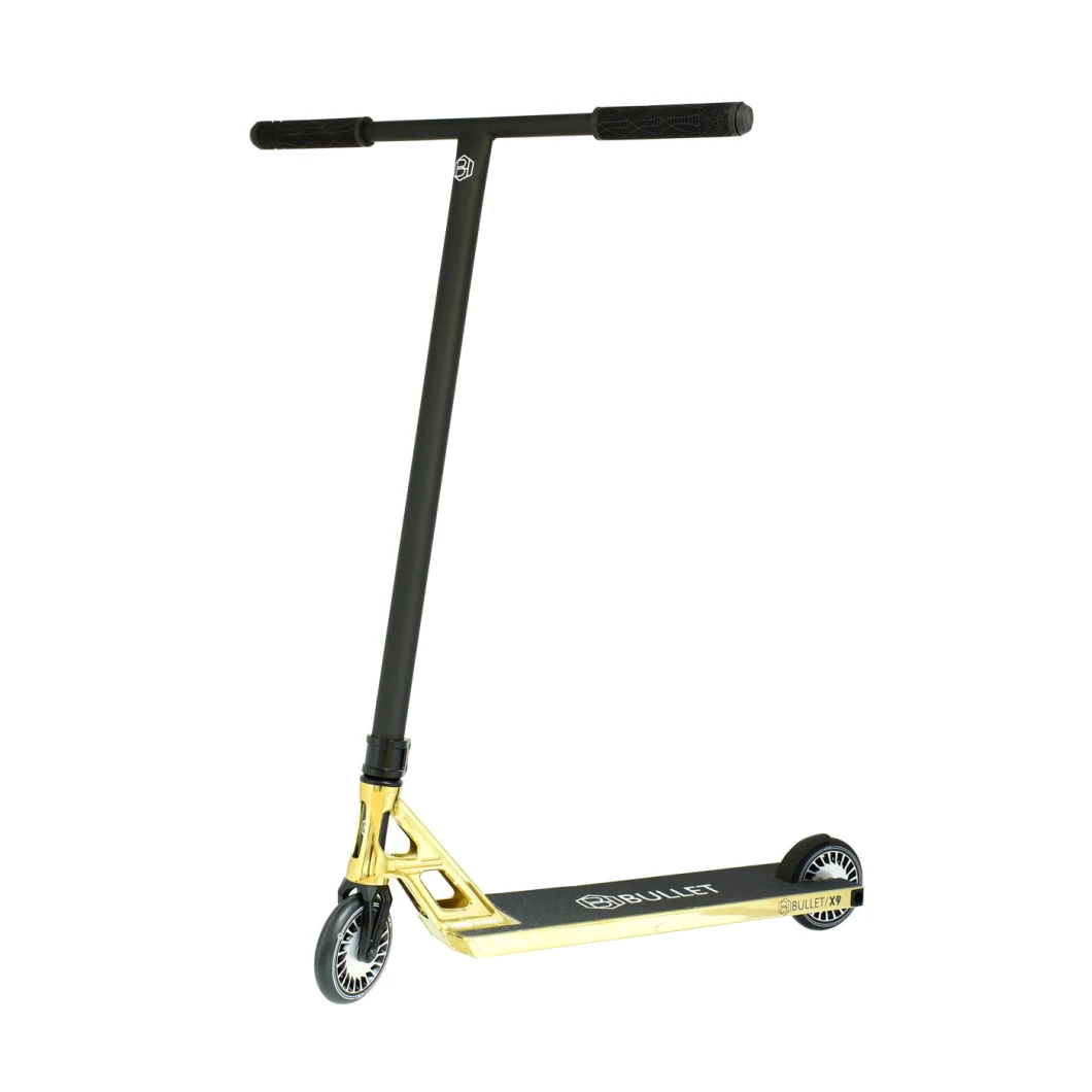 China Factory Direct Sale Professional Freestyle Stunt Scooter T Bar Trick Kick Scooter with TPR Handle Grip