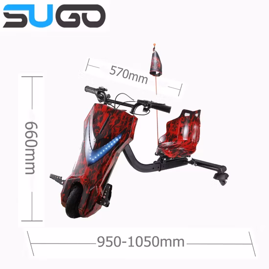 中国の子供と大人のための安い 3 輪ミニ電動ドリフト スクーター